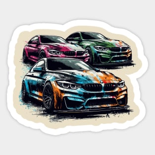 BMW M4 Sticker